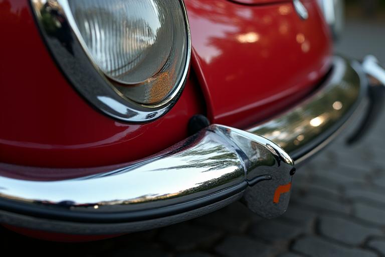 Detailaufnahme eines gepflegten Oldtimers
