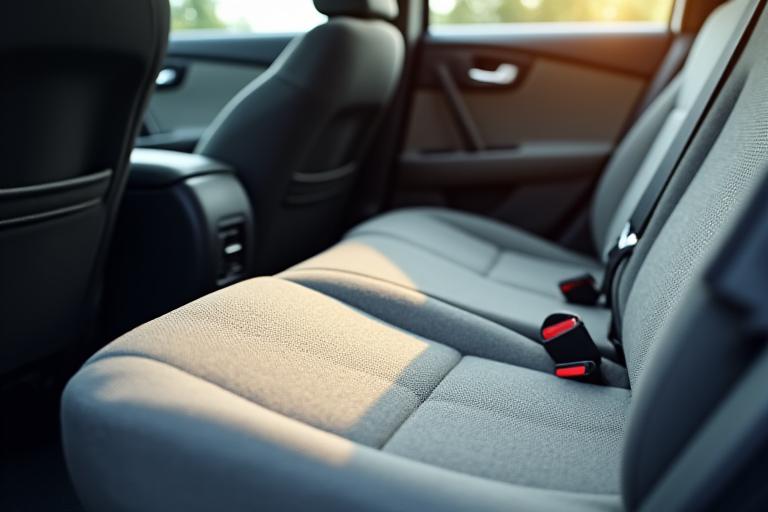 Sauberer Autoinnenraum ohne Tierhaare